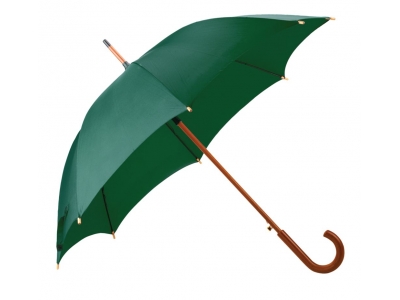 23" straight wood umbrella,auto-open