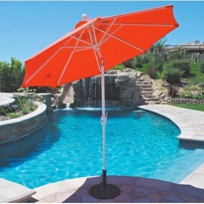 9'(1370mm)x8k iron patio umbrella